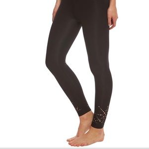 Beyond Yoga cropped laser cut leggings